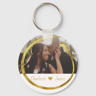 Custom Made Photo And Text Personalised Key Ring