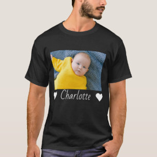 Custom Made Photo And Text Personalised T-Shirt