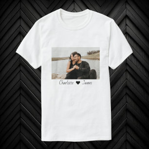 Custom Made Photo And Text Personalised T-Shirt