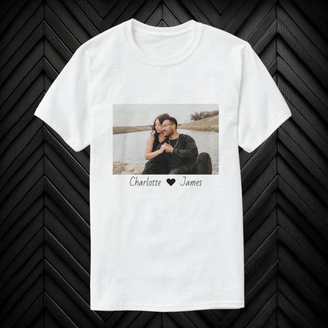 Custom Made Photo And Text Personalised T-Shirt