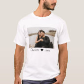 Custom Made Photo And Text Personalised T-Shirt (Front)