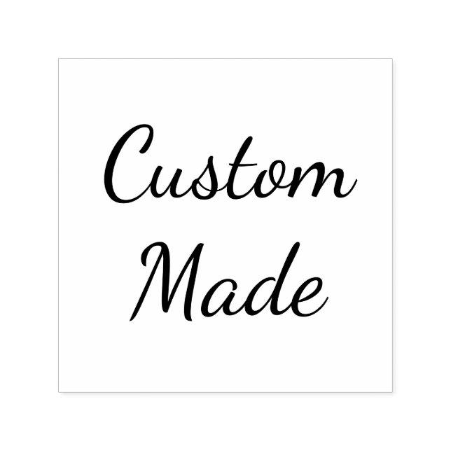Custom Made Simple Cursive Self-inking Stamp (Design)
