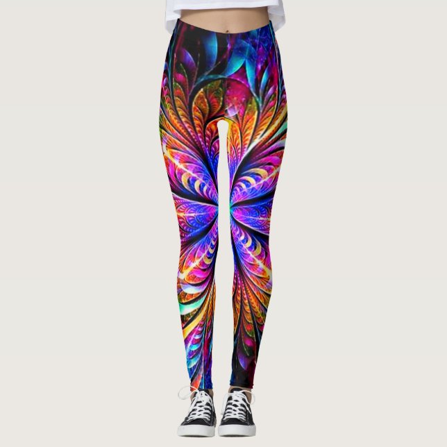 Custom made with care, each pair of leggings is pr (Front)