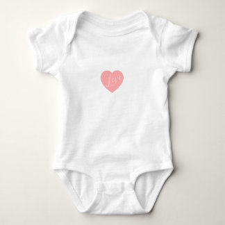 Custom made with love for your little one baby bodysuit