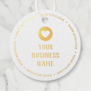 Custom Made With Love Tags