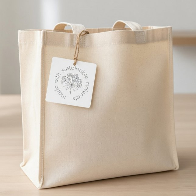 Custom “Made with Sustainable Materials” Eco Tag (Creator Uploaded)