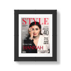 Custom Magazine Cover for Her Birthday Poster