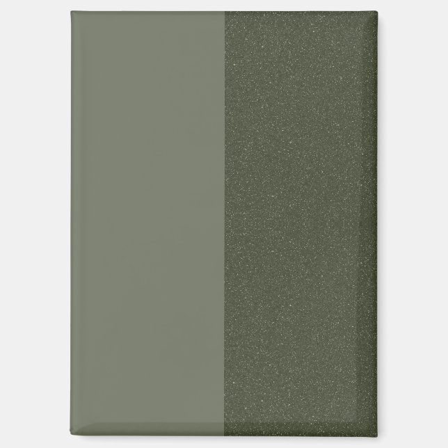 Custom Magnet – Moss Green Noise Panel (Front)