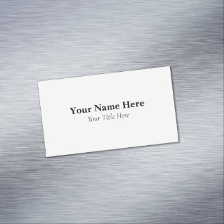 Custom Magnetic Business Card