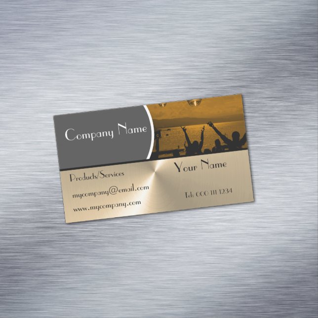 Custom Magnetic Business Cards With Photo (In Situ)