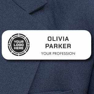 Custom Magnetic Name Tags with Company Logo