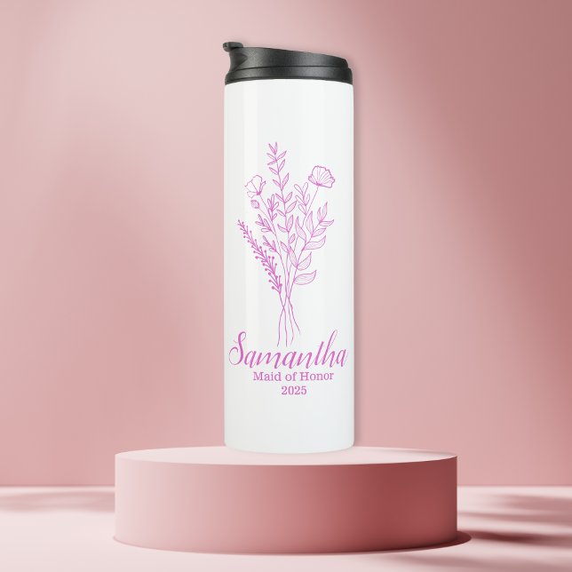 Custom Maid Of Honour Name Thermal Tumbler (Creator Uploaded)