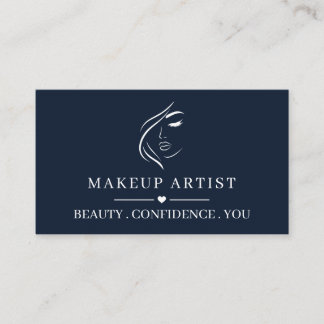 Custom Makeup Artist Business Card