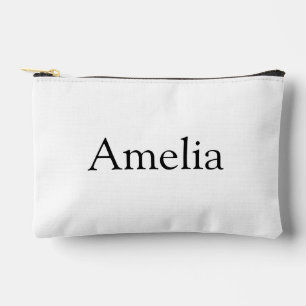  Custom Makeup Bag,Personalized Cosmetic Bag,Monog Accessory Pouch