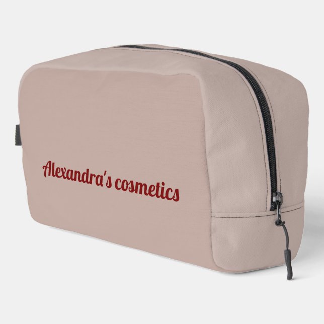 Custom Makeup & Cosmetic Bag – Name Gift (Right Corner)