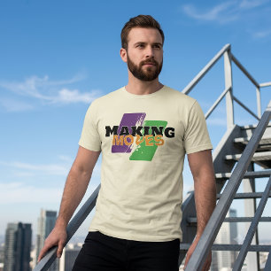 Custom Making Moves Athletic Graphic Art T-Shirt
