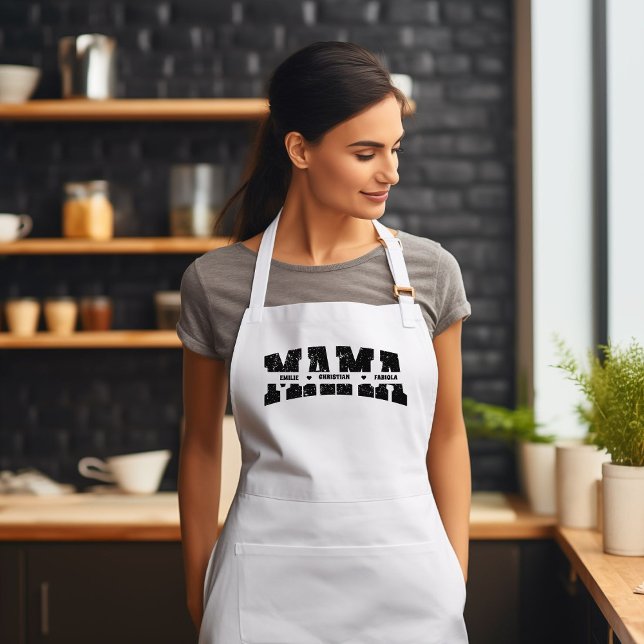 Custom Mama And Kids Name Shirt Mother's Day Gift  Standard Apron (Creator Uploaded)