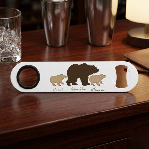 Custom Mama Bear With 2 Kid Names Mothers Day Gift