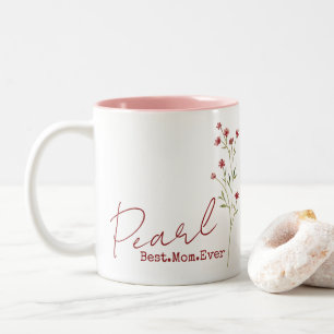 Custom Mama Mug With Mom's Name-Best Mom Ever