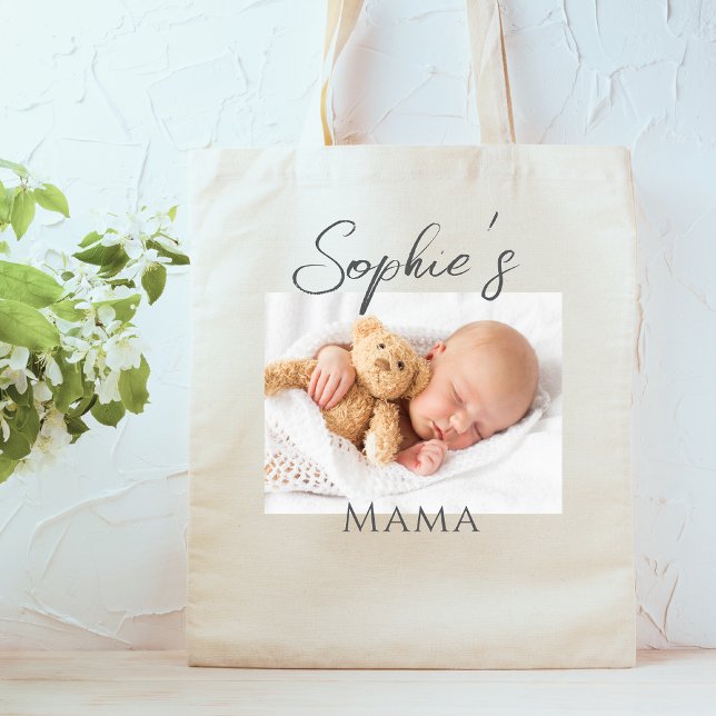 Custom Mama Photo  Tote Bag (Creator Uploaded)
