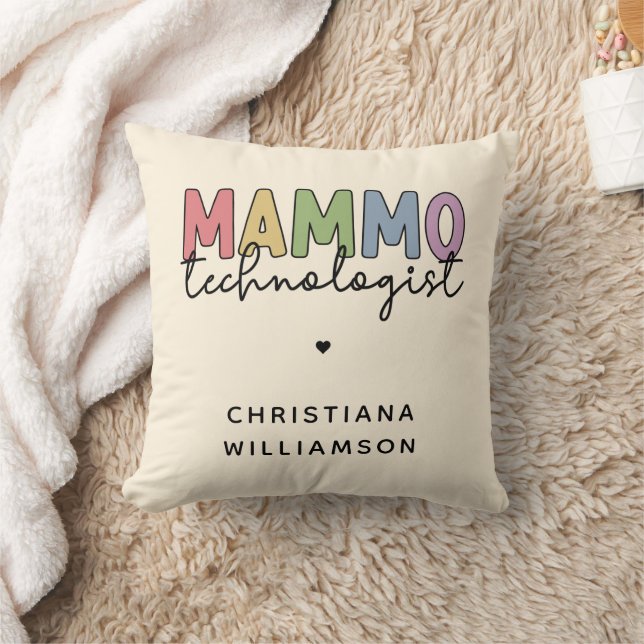 Custom Mammo Technologist Mammography Tech Cushion (Blanket)