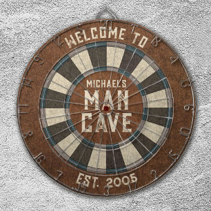 Custom Man Cave Rustic Dartboard