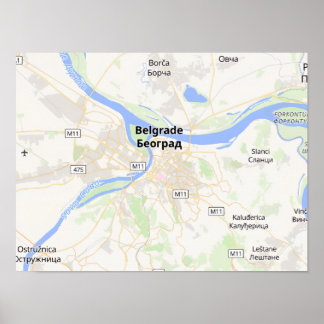 Custom Map Poster Landscape