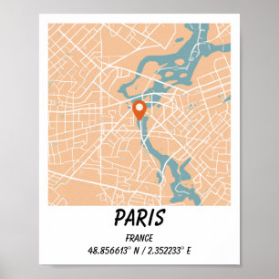 Custom Maps, City Map Prints, Custom Map Print