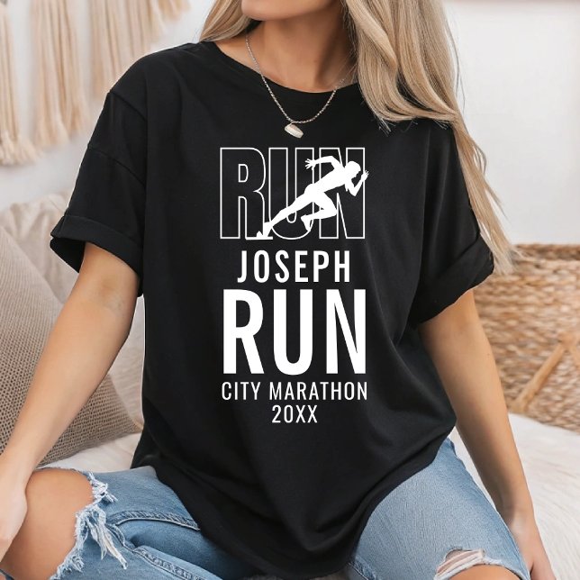 Custom Marathon Support Crew Runner's Race Team T-Shirt (Creator Uploaded)