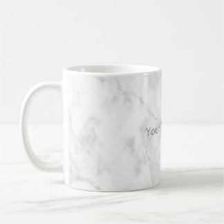 Custom Marble Coffee Mug