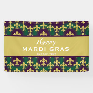 Custom Mardi Gras Colours Banner