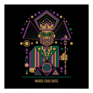 Custom Mardi Gras King 2026 Poster
