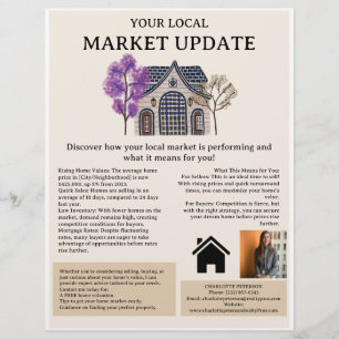 Custom Market Update Real Estate Door Knocking  Flyer