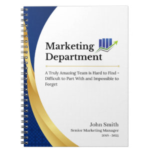 Custom Marketing Department Notebook