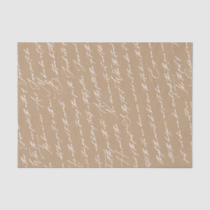 Custom Marriage in Cana Scripture Taupe Tissue 2 Tissue Paper