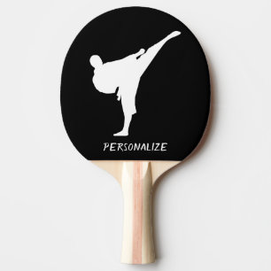 Custom martial arts karate kick ping pong paddle