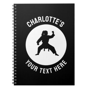 Custom martial arts karate Taekwondo Fighting Notebook
