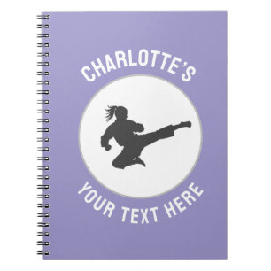 Custom martial arts karate Taekwondo Fighting Notebook