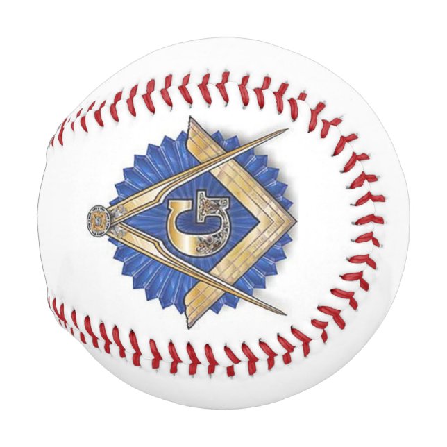 Custom Masonic Baseball (Front Right)