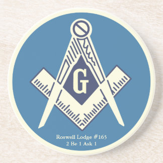 Custom Masonic Blue Lodge Coaster