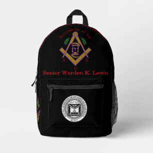Custom Masonic Lodge Backpack