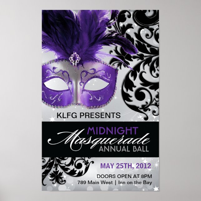 Custom - Masquerade Ball Poster (Front)