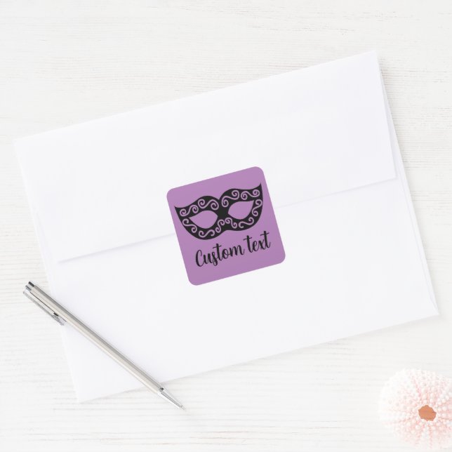 Custom masquerade mask stickers for party (Envelope)