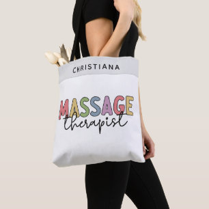 Custom Massage Therapist   Massage Therapy Gifts Tote Bag