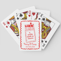 Custom Matchbox Design Playing Cards