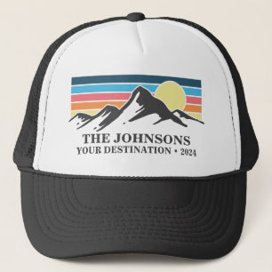 Custom Matching Family Vacation Camping Group   Trucker Hat