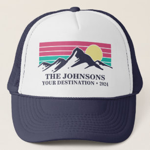 Custom Matching Family Vacation Camping Group   Trucker Hat