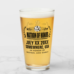 Custom Matron of Honour Glass