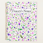 Custom Maximalist Watercolor Floral Planner<br><div class="desc">Gift something extraordinary this holiday with the Custom Maximalist Watercolor Floral Planner. Featuring bold, full-coverage watercolor blooms, the cover can be personalized with her name or a heartfelt message. Inside are monthly, weekly, and daily pages, Ideal for mom and teacher gift-givers seeking a unique present. Perfect for nature lovers who...</div>