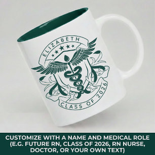 Custom MD Class of 2026 Mug Gift for Nurse Doctor